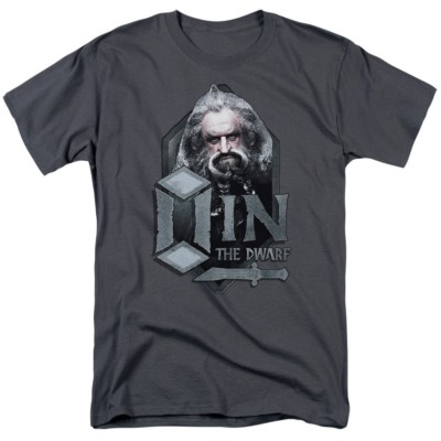 The Hobbit Oin ''Charcoal'' Color T-Shirt Sizes S-3X NEW