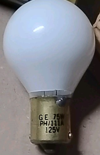 (3) Vtg GE 75w 115-125v BA15S PH111A Photo Enlarger Light Bulb **USA 🇺🇲 MADE** - Picture 5 of 5