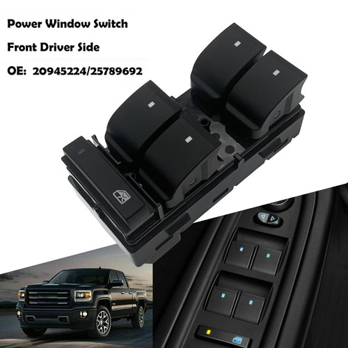 DRIVER SIDE POWER WINDOW SWITCH FOR 07-14 SILVERADO SIERRA 1500 2500 3500 4-DR E - Foto 3