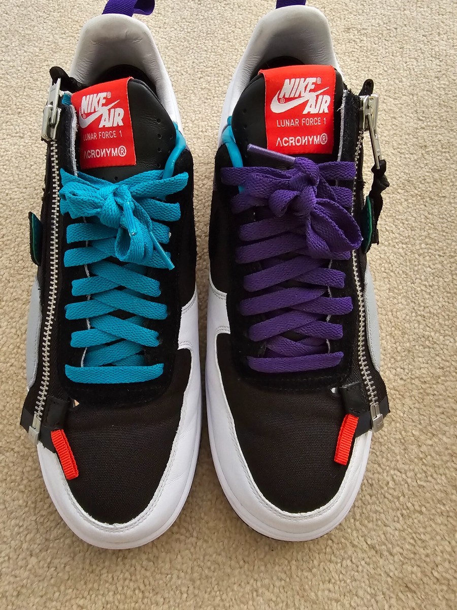 Acronym x Nike Lunar Force 1 SP Zip Green/Purple/Black US9.5 | eBay