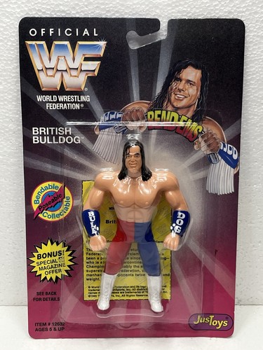 1995 Just Toys WWF Wrestling Bendems Figure Britis...