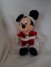 Disney Exclusive,Christmas Santa Claus Mickey Mouse Plush. Fantastic Shape