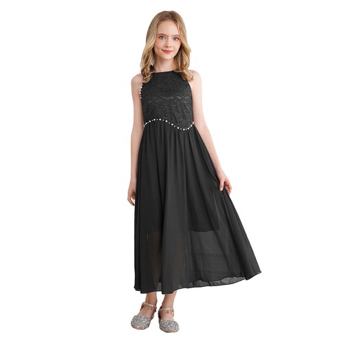 Girls Dresses Dance Dress Sequins Ball Gown Formal Dancewear Mesh Costumes Prom - Picture 32 of 63