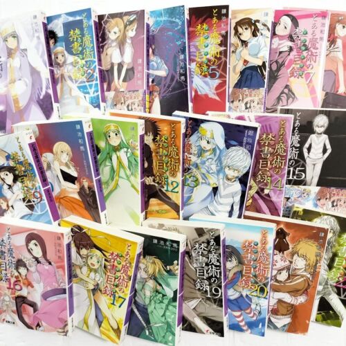 A Certain Magical Index Vol.1-22 Complete Set Japanese Ver Light Novel JAPAN - Picture 1 of 4