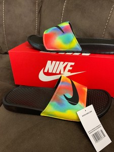 nike benassi tye dye