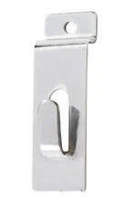 100 Notch Hooks Hook Slatwall Slat Wall Picture Frame Photo Hanger Chrome
