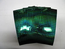 vinyl self adhesive emerald green prism 4" x 6" x 3 mil(8) sheets