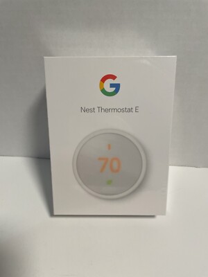 Google Nest Thermostat E T4000ES Model A0063 New In Box Sealed