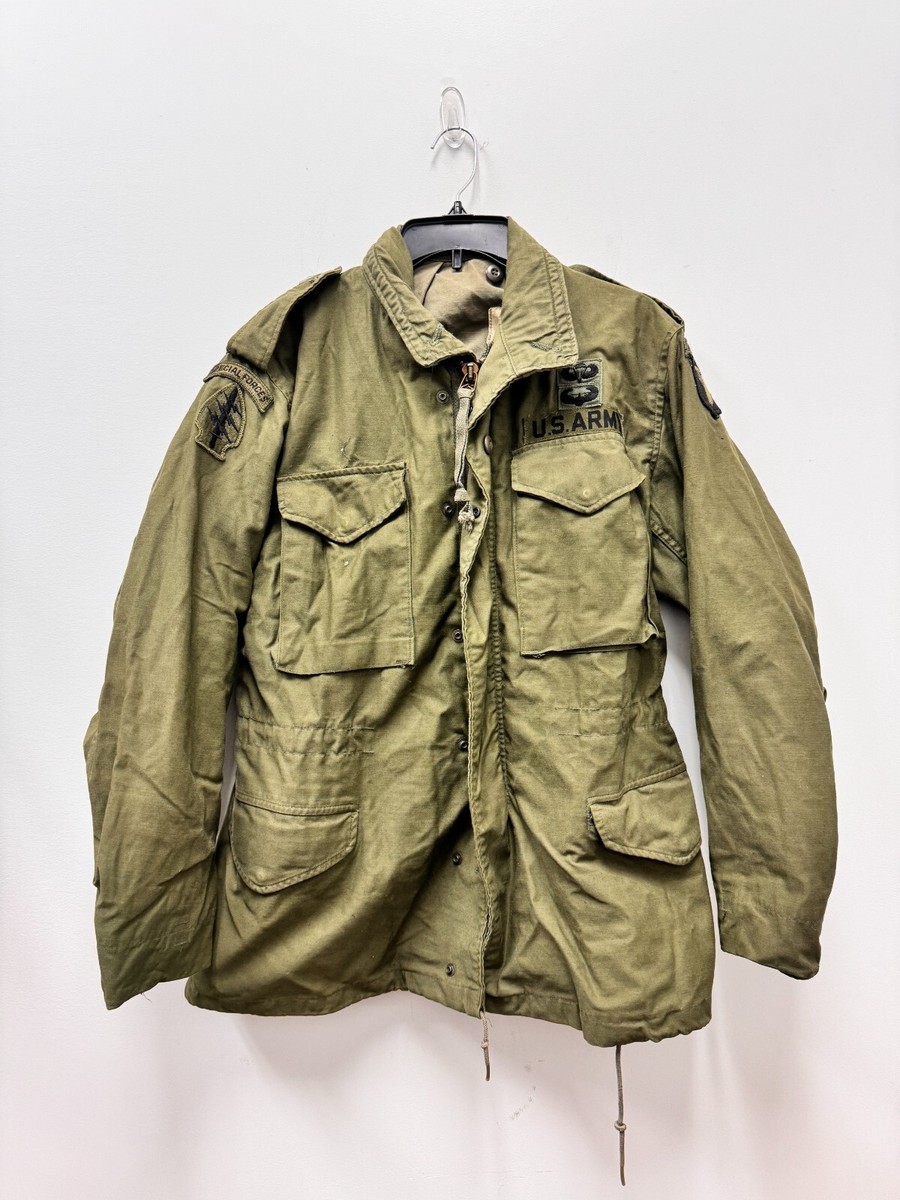 GENUINE USGI 1990 COAT COLD WEATHER FIELD OG-107 M-65 JACKET