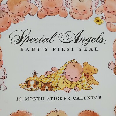 Hallmark Baby First Year Calendar Vintage Milestone Stickers NOS New  9.5x9.5 | eBay