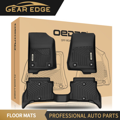 #ad Floor Liners Mats for 2021 2025 Jeep Wrangler 4XE Hybrid 4 Door TPE All Weather $35.99