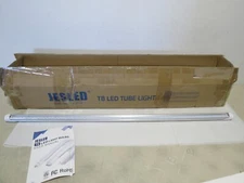 JESLED T8 LED Type B Tube Light 3FT, 2520LM, 18W(45W Equivalent), 6000K 12 Pack
