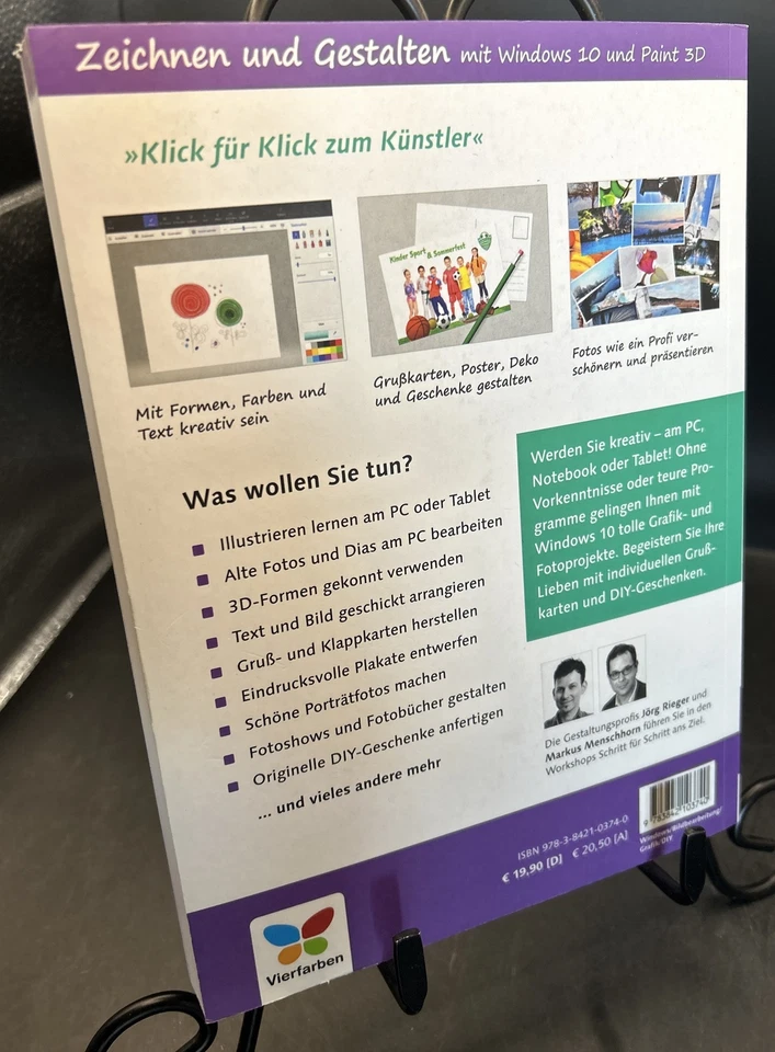 Zeichnen und Gestalten ~ Windows 10 & Paint 3D ~ Jorg Rieger ~ Wie Neu - Image 2 of 2