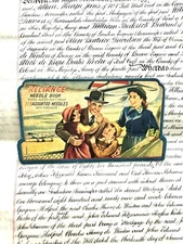 Vintage Reliance Needle Book Japan Great Graphics