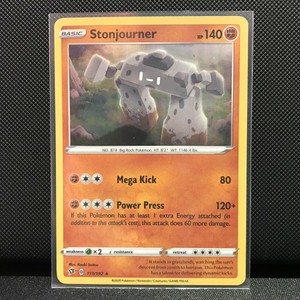 Stonjourner Holo 111 192 Sword Shield Rebel Clash Pokemon Card Nm Mint Ebay