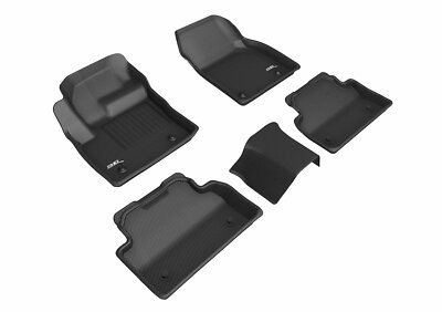 3D Maxpider 18-20 Fits Jaguar E-Pace 1st Row 2nd Row Embossed Pattern Floor Mat