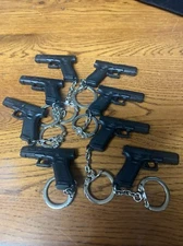 NEW 2024 Shot Show 8 GLOCK 17 Gen5 Mini  Handgun Pistol Plastic KEYCHAINS Guns