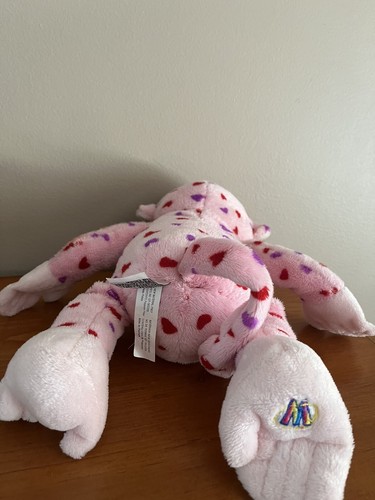 Liebesaffe Webkinz Ganz Plüsch rosa Herzen HM343 9 Zoll - Bild 5 von 6