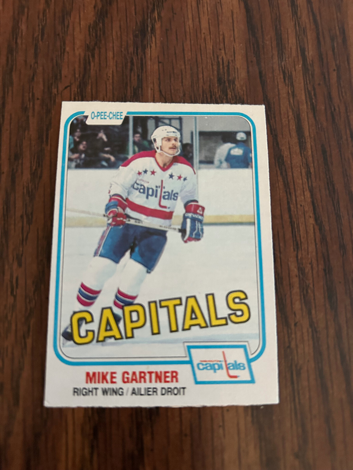 1981-82 O-PEE-CHEE #347 MIKE GARTNER 2nd YEAR
