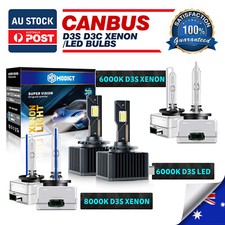 LED D3S D3C D3R Xenon Headlight Globes For Land Rover Discovery Sport D 2014-21