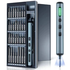 Mini Electric Screwdriver Set 68 in 1 with 64 Precision Magnetic Bits &5-Speed T
