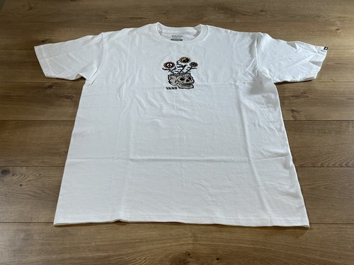 Vans Sprouting SS T-Shirt White Mens SZ 