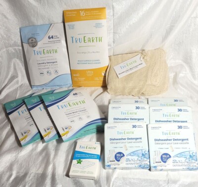 LOT True Earth: Toilet Bowl Cleaner, Produce Bags, Laundry Detergent, Dishwasher
