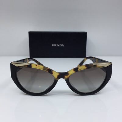 Prada Sunglasses SPR02W 01M-0A7 Black Tortoise Cat Eye with Gradient Gray Lenses Prada | Accessories | Prada Sunglasses Spr2w 0m0a7 Black  main image 3