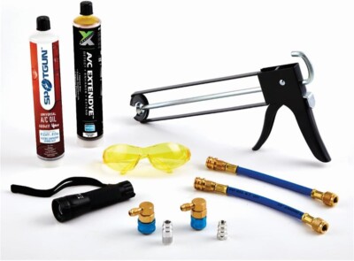 NEW UView Spotgun 490200 Universal Oil/Dye 8 oz Injection Master Kit R-134a