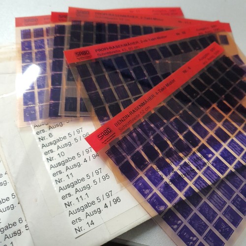 Original SABO Konvolut Microfiche  - ca. 25 Stück