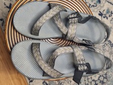 Chaco S/Z mens size 13 Brown Green Strap Outdoor Casual Sandals Shoes Hiking