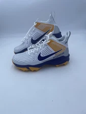 Nike Force Savage Pro 3 Shark LSU Football Cleats FJ5749-105 Mens Sz 12 RARE NEW