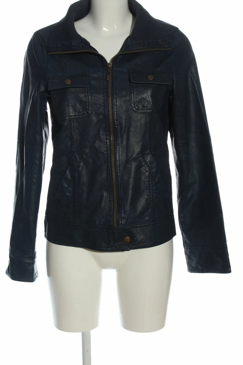 Veste en cuir synthétique sale