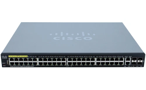 Cisco - SG350-52P-K9-EU-Small Business SG350-52P-Switch -L3-managed-48x10/100/10