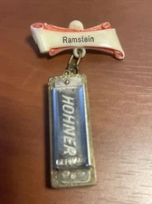 Mid-Century Hohner Harmonica Germany Mini Lapel Pin Ramstein Air Base 1949-1953