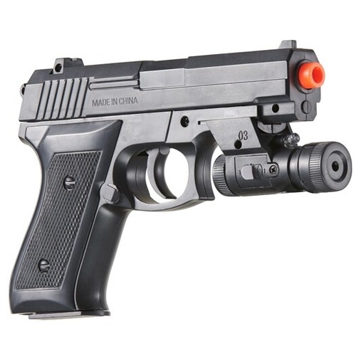 AIRSOFT SPRING HAND GUN PISTOL w/ LASER SIGHT & FLASHLIGHT 1,000 6mm BB BBs eBay
