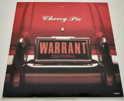 WARRANT -  CHERRY PIE/ HEAVEN VINYL 12'' MAXI 45 RPM. PLAYS EXCELLENT. 6562588.