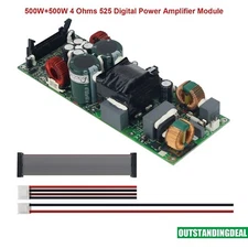 500W+500W 4 Ohms 525 Digital Power Amplifier Module Board Audio Amplifier Board