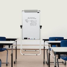 White Board Whiteboard with Stand Magnetic Dry Erase Board Double Sided 36"× 24"