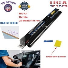 Car Window Tint Film Roll for Car Front Glass Windshield Sun Visor Strip 35 VLT
