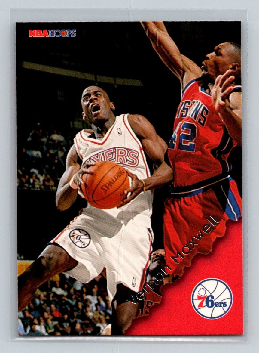 1996-97 Hoops #116 Vernon Maxwell Philadelphia 76ers Basketball