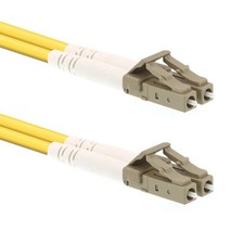 Image of OM3 - 50/125 - LC-LC - 2Mtr - Duplex Fibre Patch Cable - Yellow