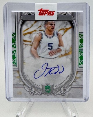 JASON KIDD 1/5 Auto 2024 TOPPS ROYALTY SUPERIOR SIGNATURE GREEN PARALLEL SS-JK