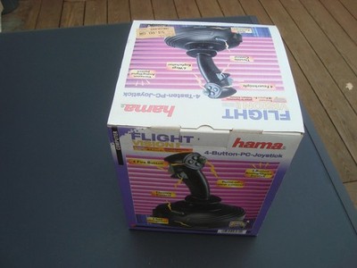 Hama 4 Tasten PC Joystick - Flight Vision - 48972  Analog / Digital - 4 Wege