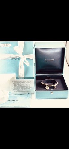 Please Return To Tiffany 18K Gelbgold Herz und Schlüssel Love Armband. Nagelneu - Bild 3 von 19