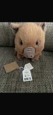 Jellycat Swinley Boar BNWOT Rare And Retired, Tags Unattached
