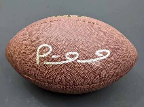 Patrick Mahomes Kansas City Chiefs Signed Autographed Football with COA