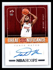 💥 2018-19 Panini NBA Hoops - Great SIGnificance #GS-YM - Yante Maten AUTO RC