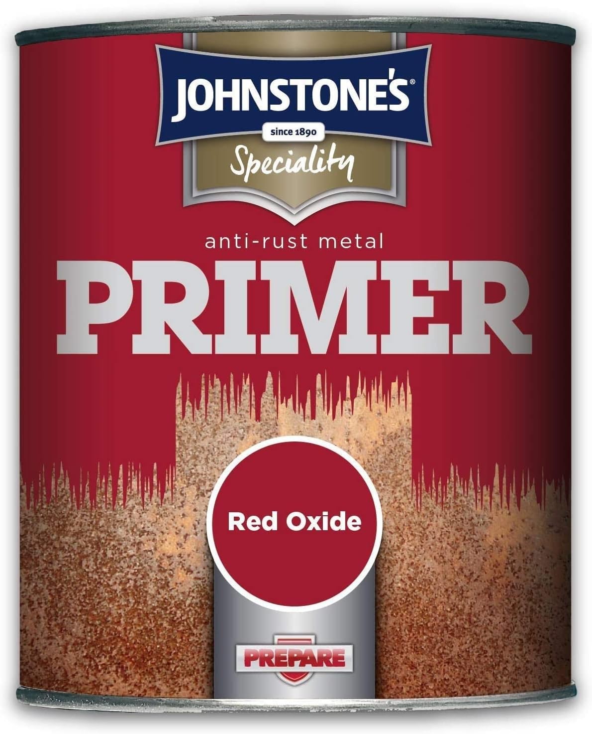 Johnstone's - Speciality Anti-Rust Metal Primer - Red Oxide - Anti Corrosive -