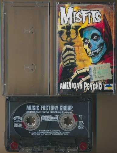 Misfits American Psycho 1997 2002 Cassette Ukraine NM punk horror